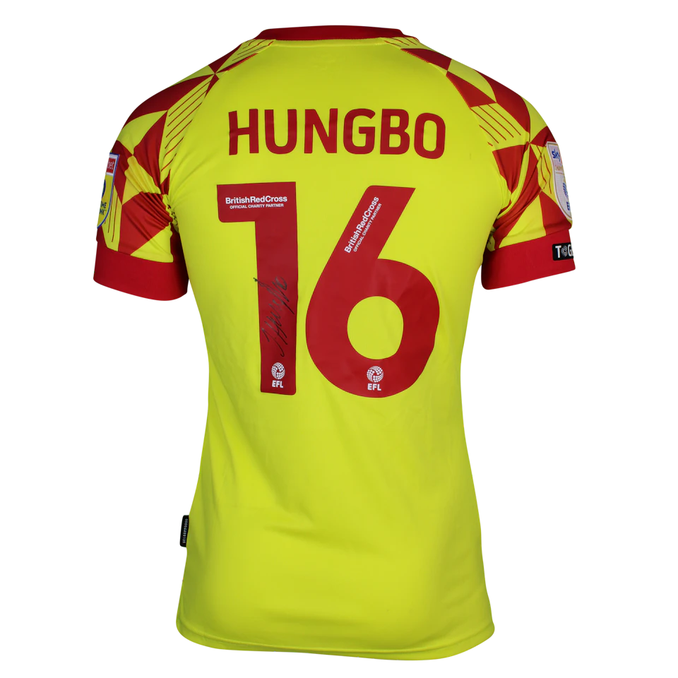 来自Huddersfield Town的Joseph Hungbo球衣