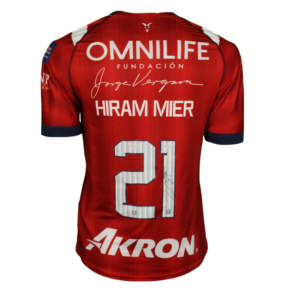 Hiram Mier Chivas Guadalajara jersey