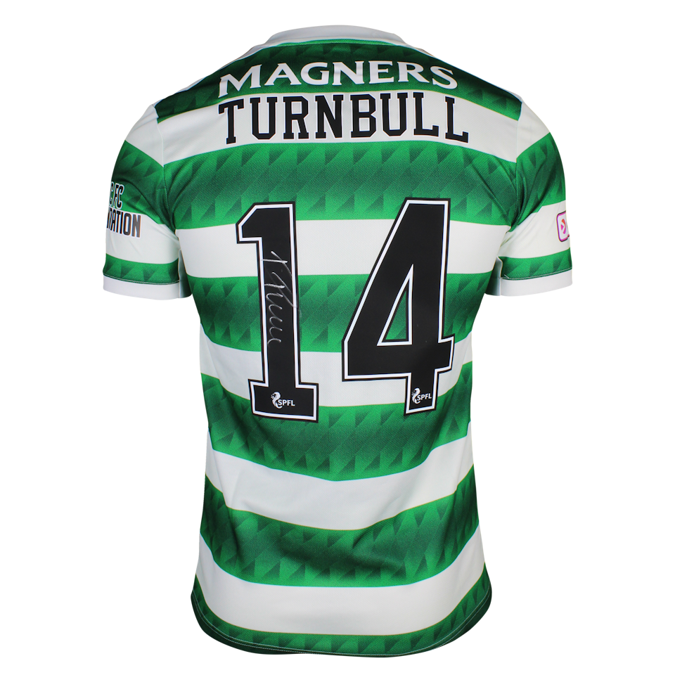 David Turnbull Celtic shirt