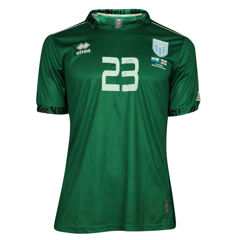 Elia Benedettini San Marino shirt
