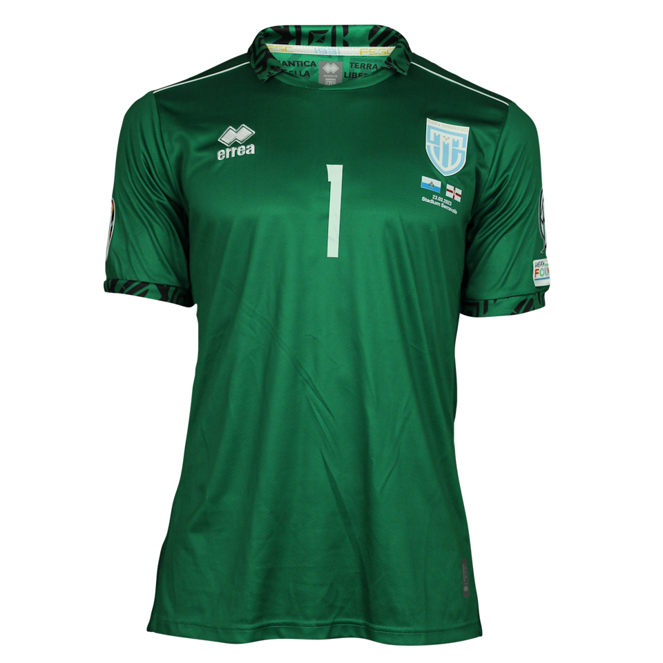 Aldo Junior Simoncini San Marino shirt