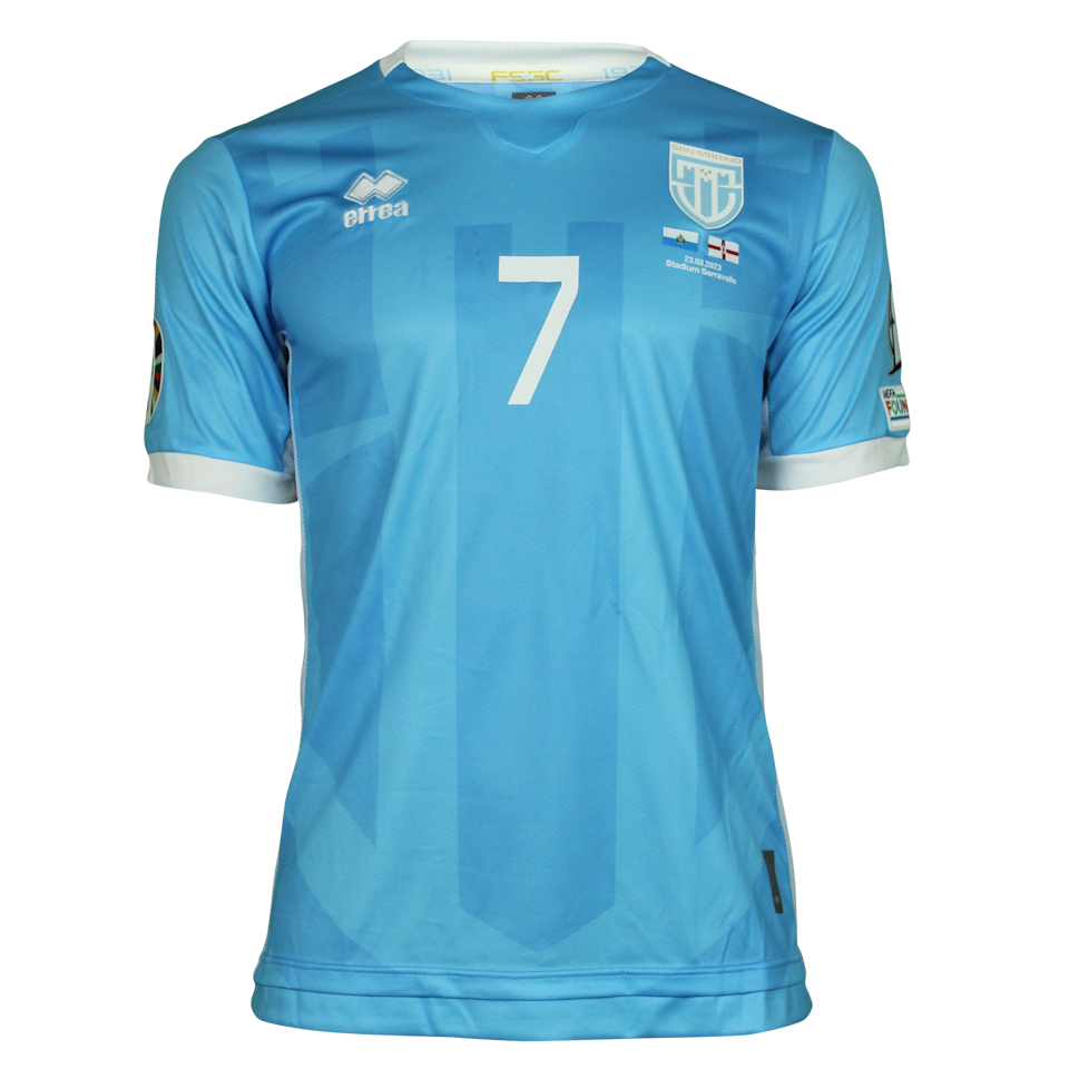 Matteo Vitaioli San Marino shirt