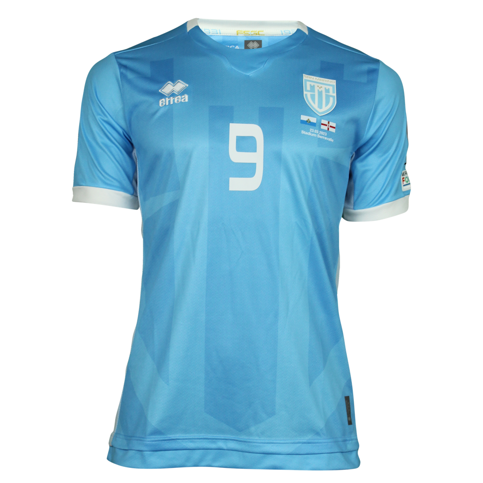 Luca Ceccaroli San Marino jersey