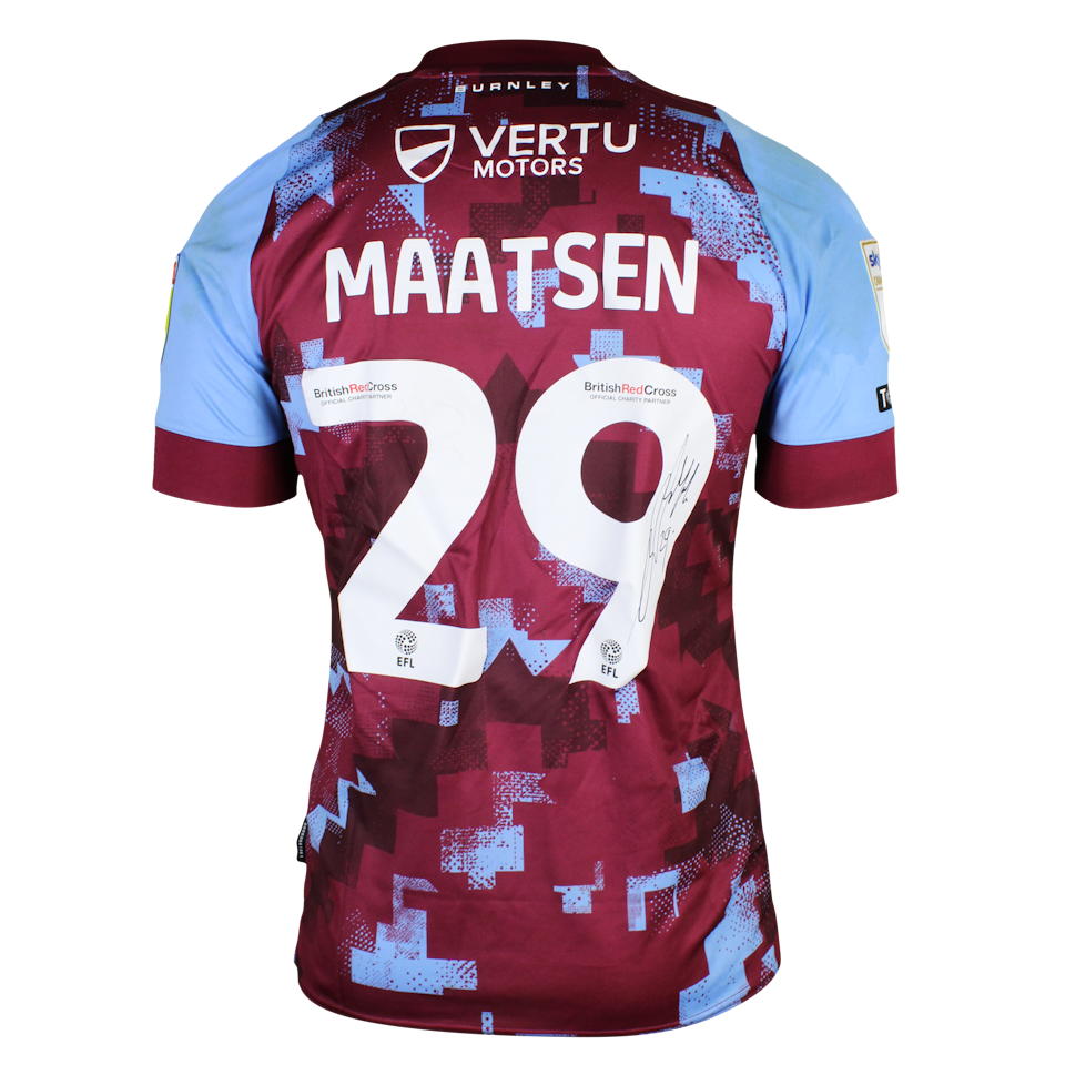 Ian Maatsen Burnley shirt