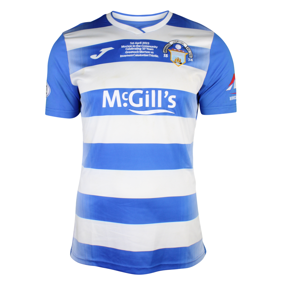 George Oakley Greenock Morton shirt