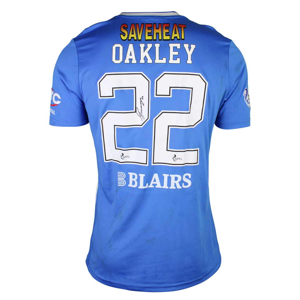 George Oakley Greenock Morton shirt