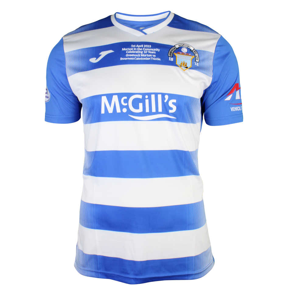 Efe Ambrose Emuobo Greenock Morton shirt