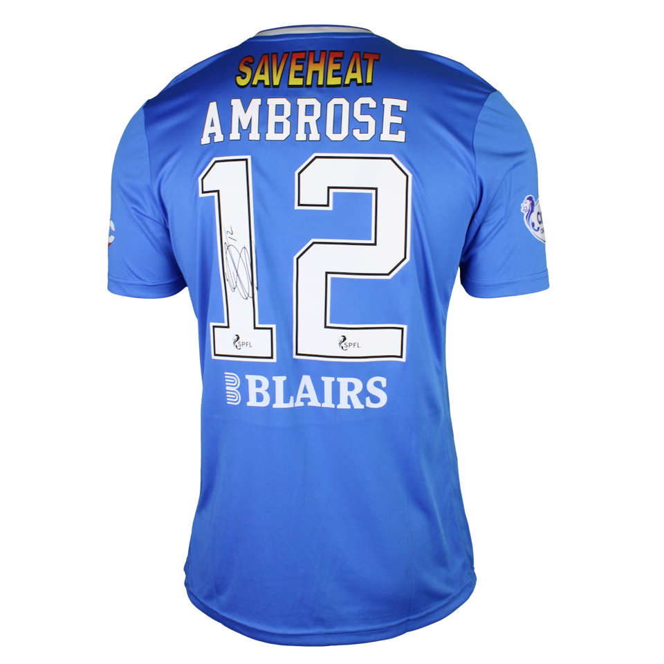 Efe Ambrose Emuobo Greenock Morton shirt