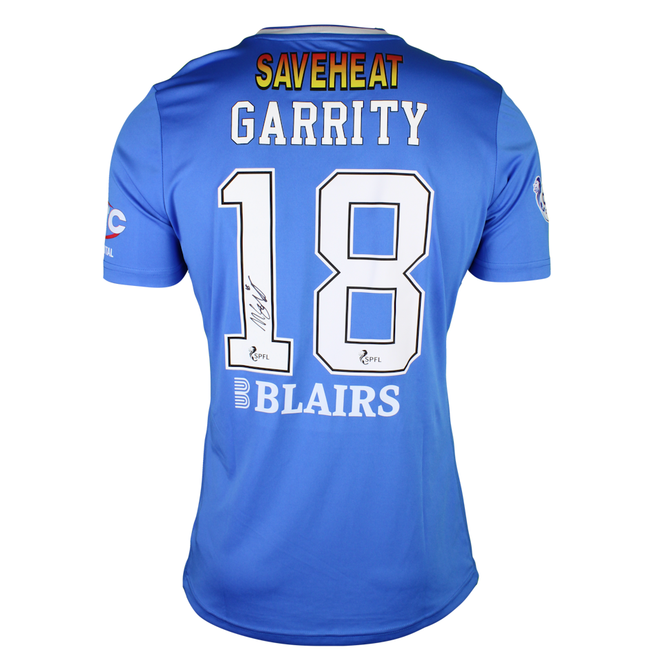 Michael Garrity Greenock Morton shirt