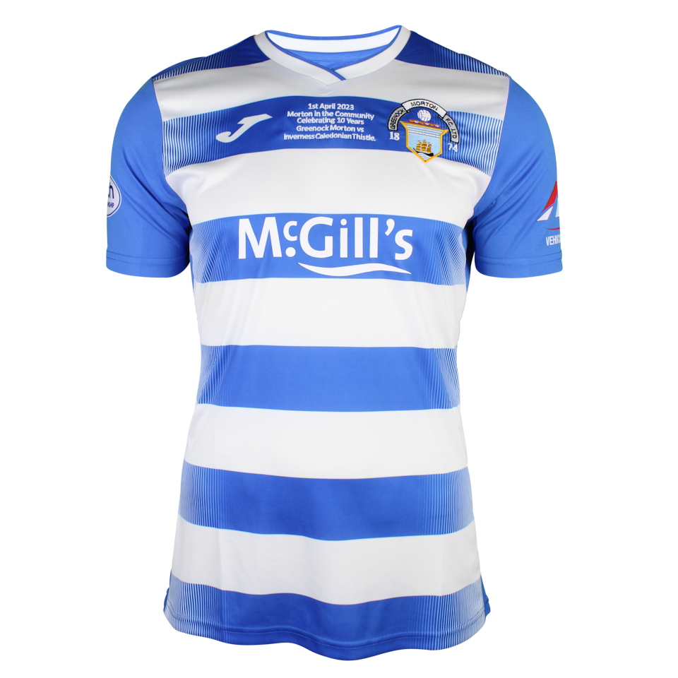 Michael Garrity Greenock Morton shirt
