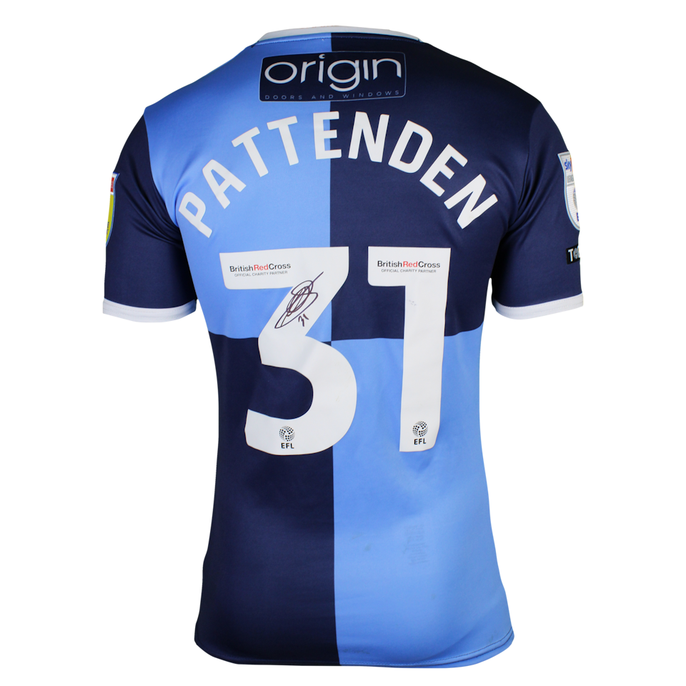 Jasper Pattenden Wycombe Wanderers shirt