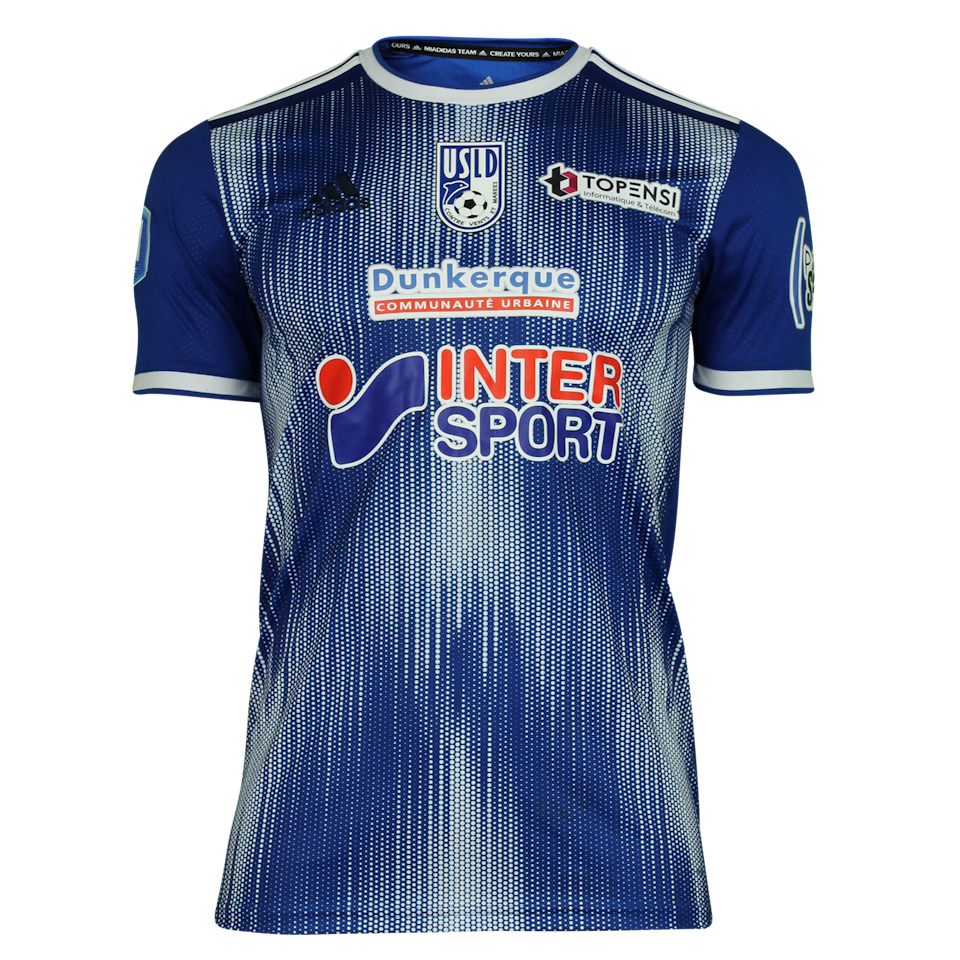 Driss Trichard USL Dunkerque shirt
