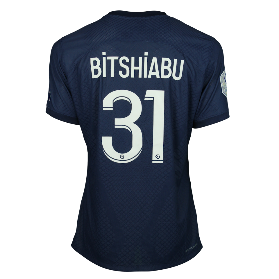 El Chadaille Bitshiabu Paris Saint-Germain shirt