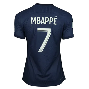 Kylian Mbappé Paris Saint-Germain shirt