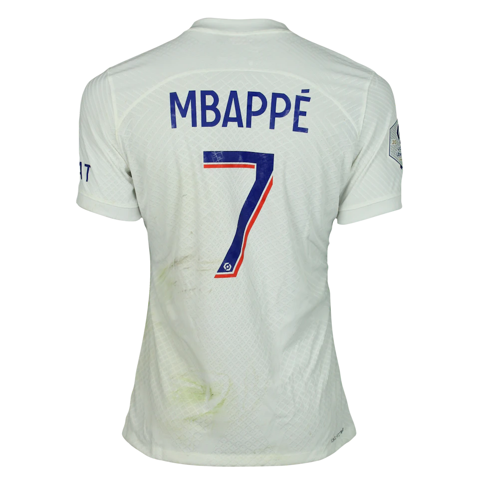 Paris Saint-Germain-Trikot von Kylian Mbappé