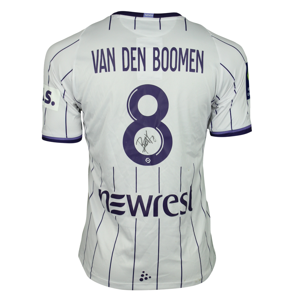 Branco van den Boomen Toulouse FC camisa.