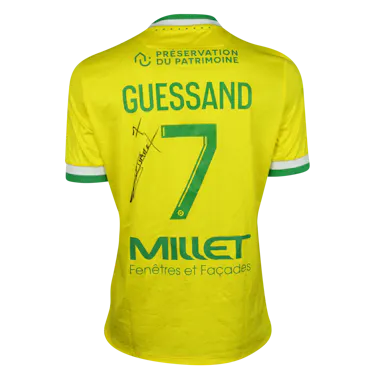 来自FC Nantes的Evann Guessand球衣