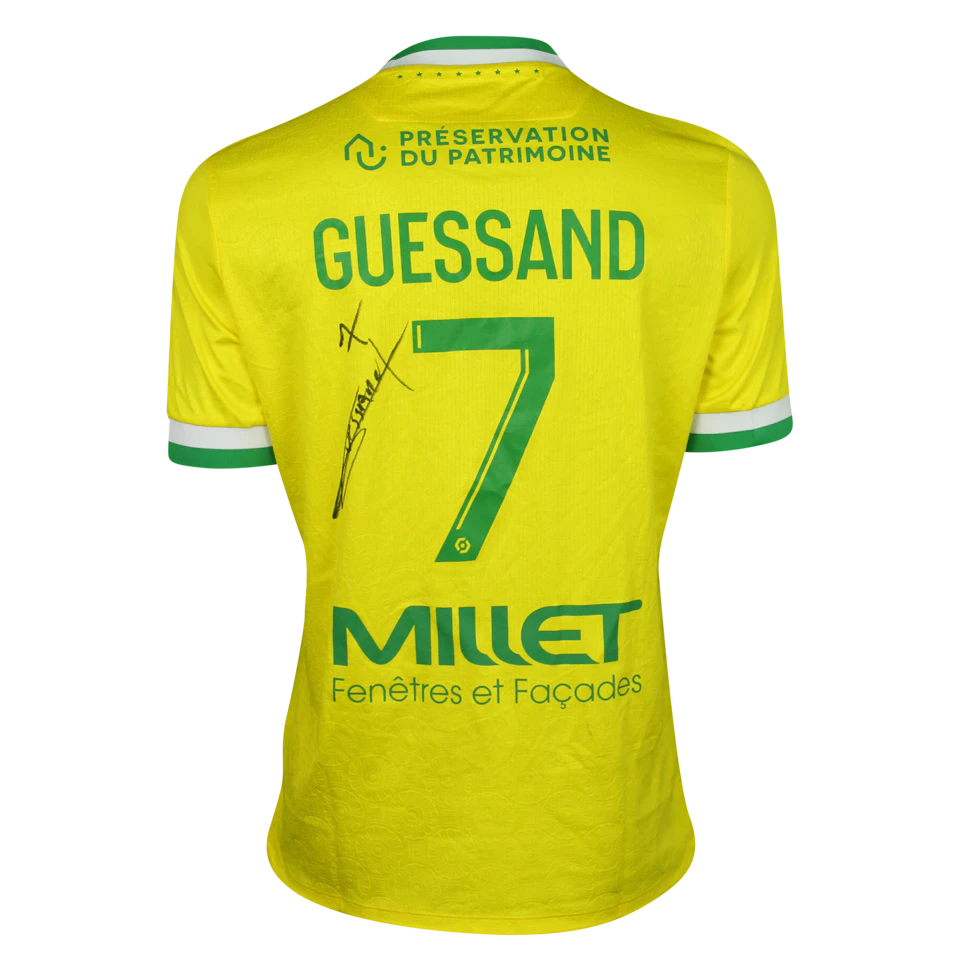 来自FC Nantes的Evann Guessand球衣