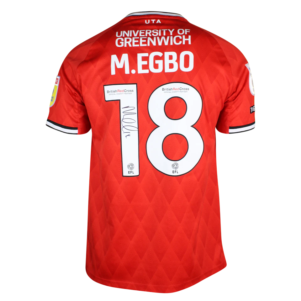 Shirt van Mandela Egbo Charlton Athletic