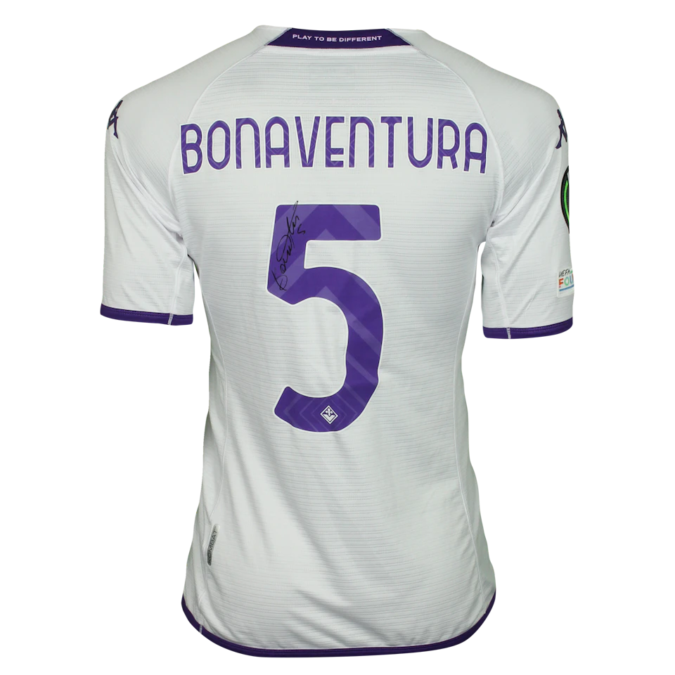 来自ACF Fiorentina的Giacomo Bonaventura球衣