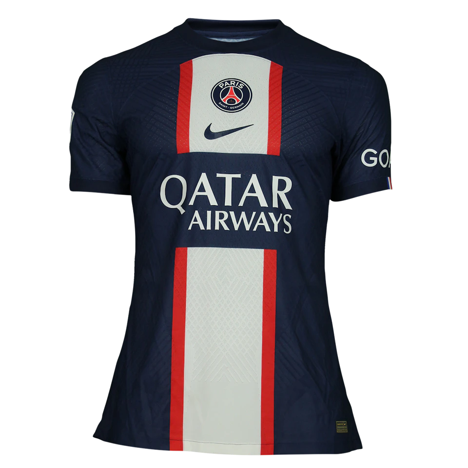 Kylian Mbappé Paris Saint-Germain shirt