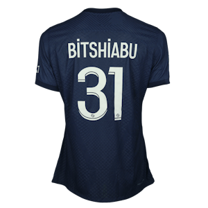 El Chadaille Bitshiabu Paris Saint-Germain shirt
