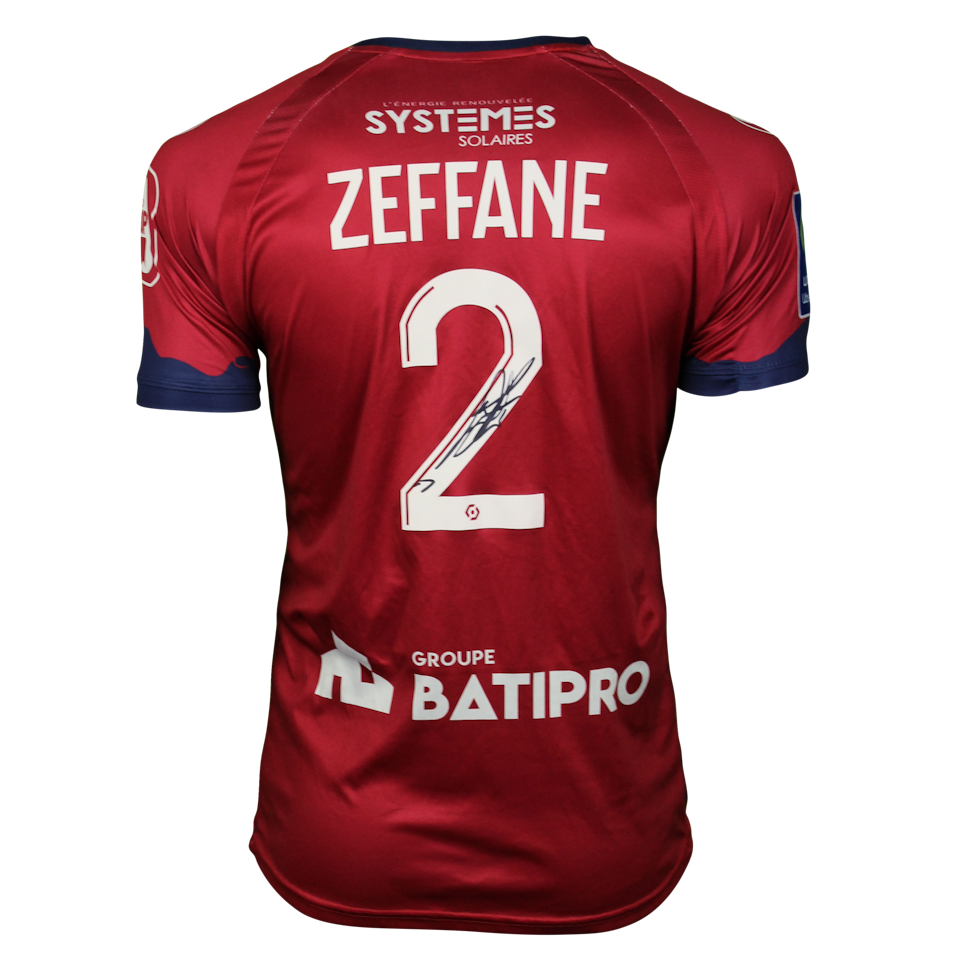 Maillot de Mehdi Zeffane (Clermont Foot 63)