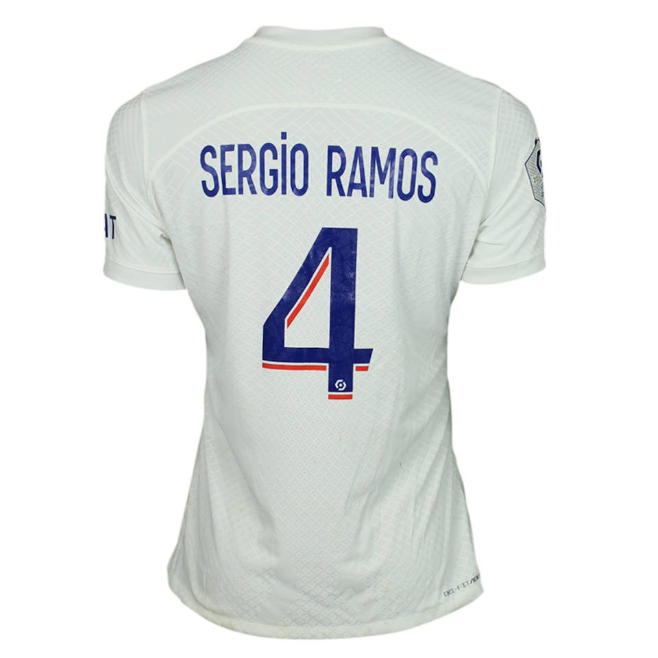 Sergio Ramos Paris Saint-Germain jersey