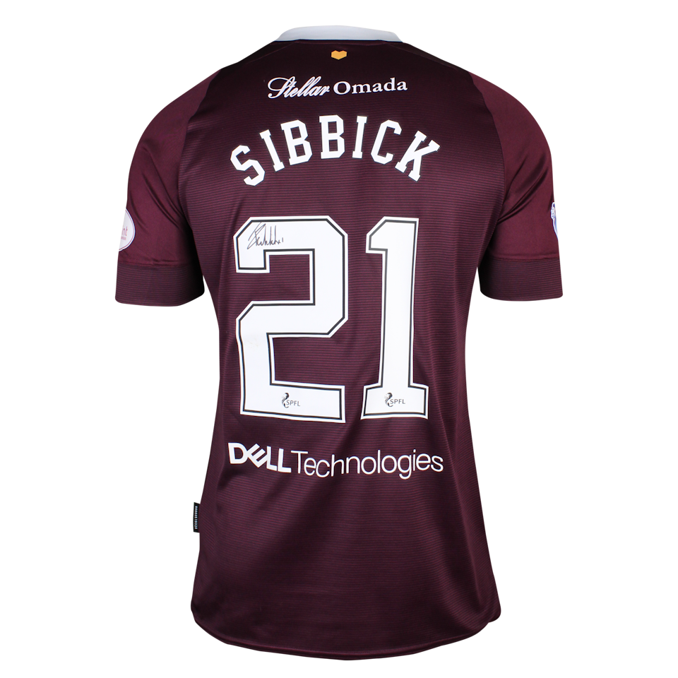 Toby Sibbick Heart of Midlothian jersey