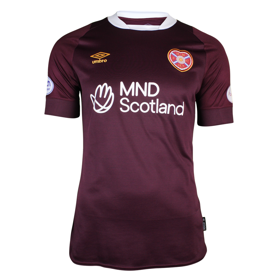 Camisa de Stephen Kingsley  Heart of Midlothian