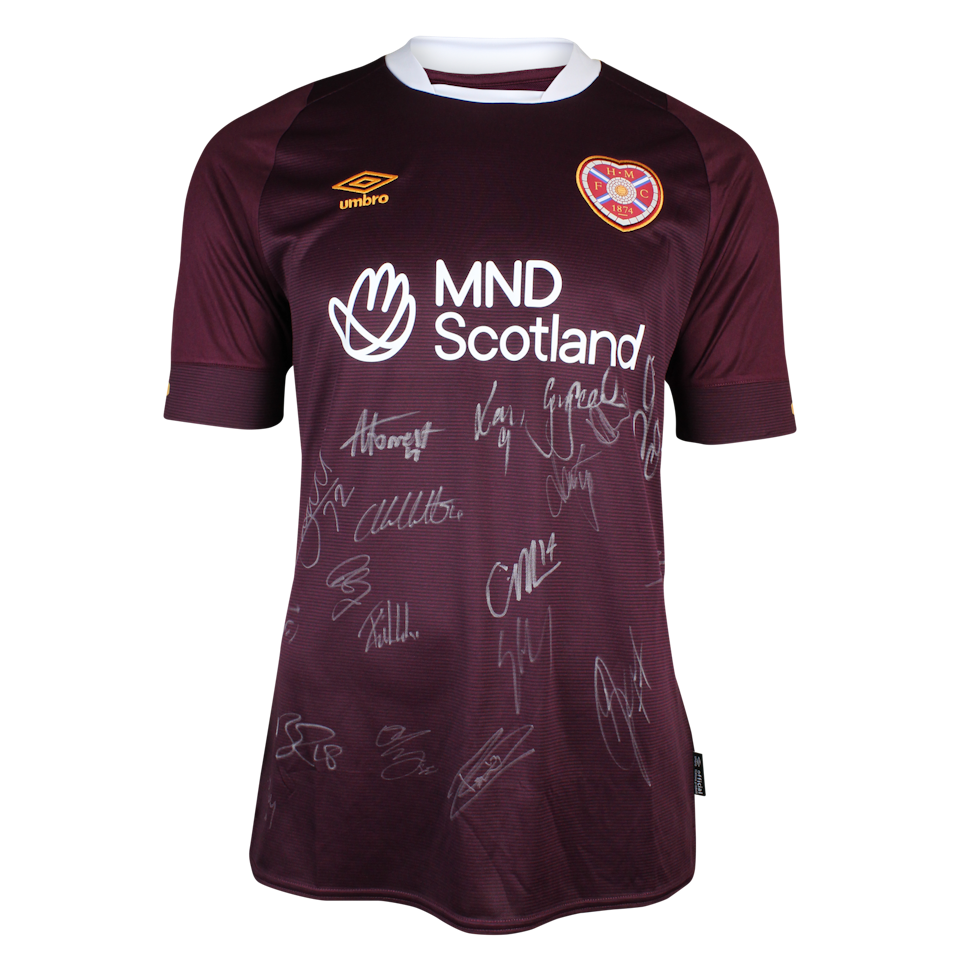 Camisa de Stephen Kingsley  Heart of Midlothian