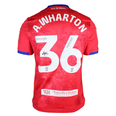 来自Blackburn Rovers的Adam Wharton球衣