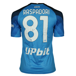 Giacomo Raspadori Napoli camisa.