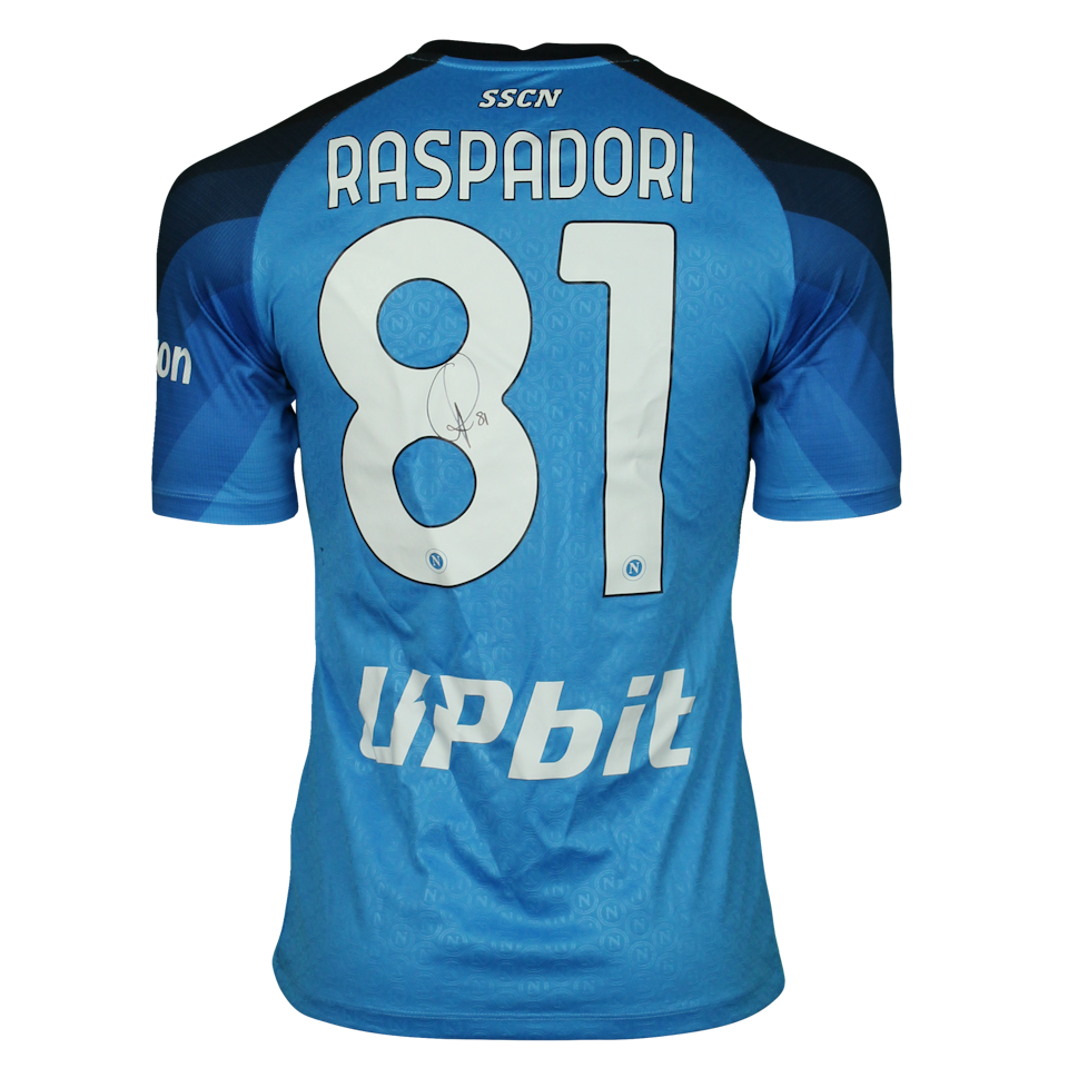 Giacomo Raspadori Napoli camisa.