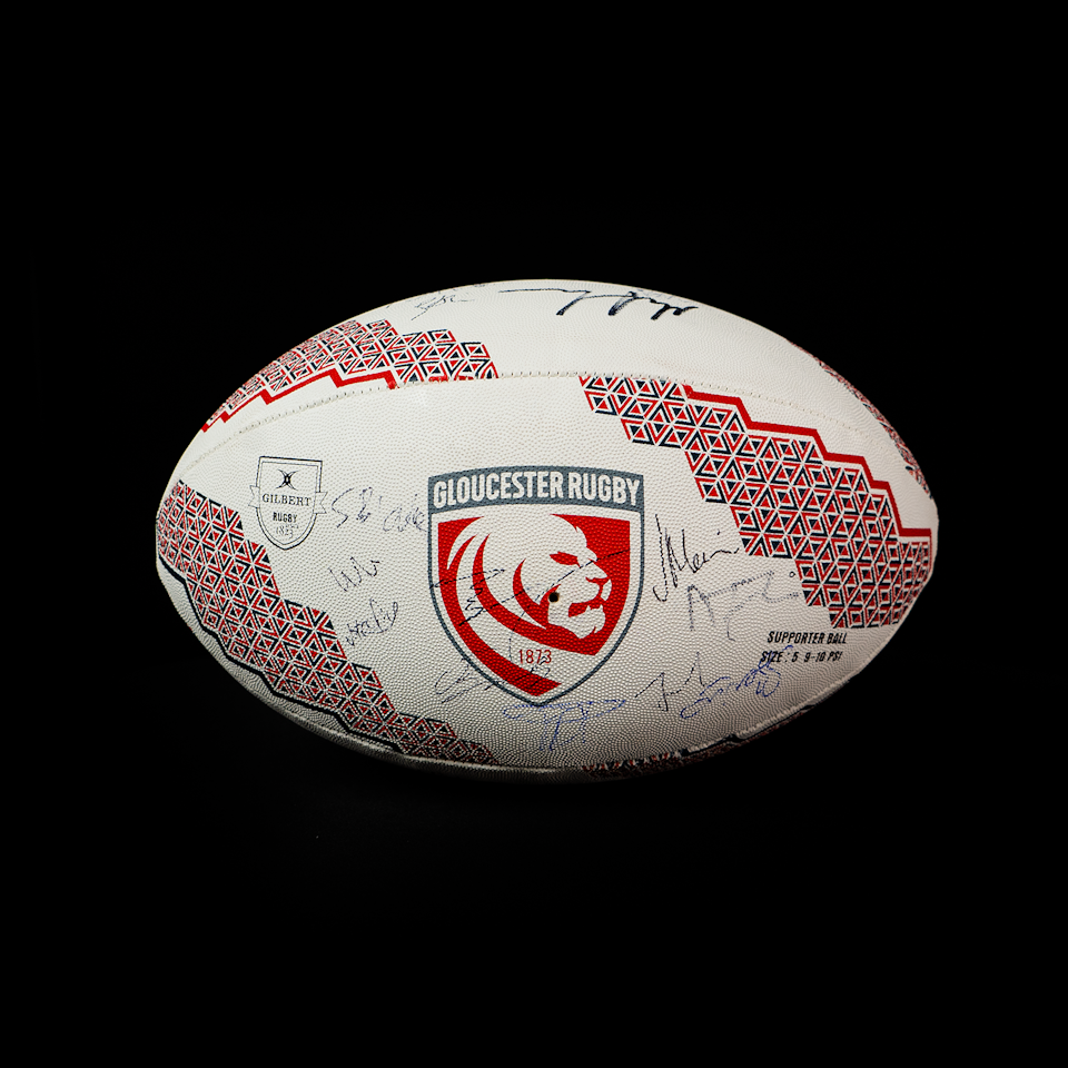 Squad Signed Rugby Ball 