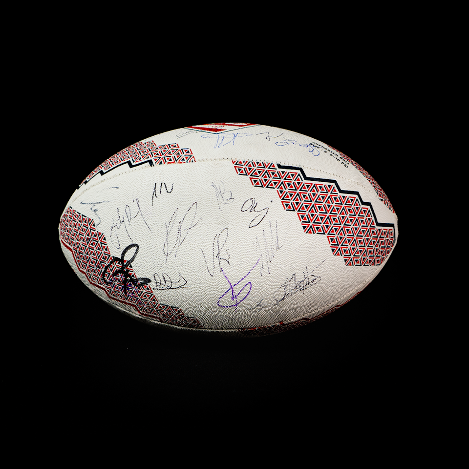 Squad Signed Rugby Ball 