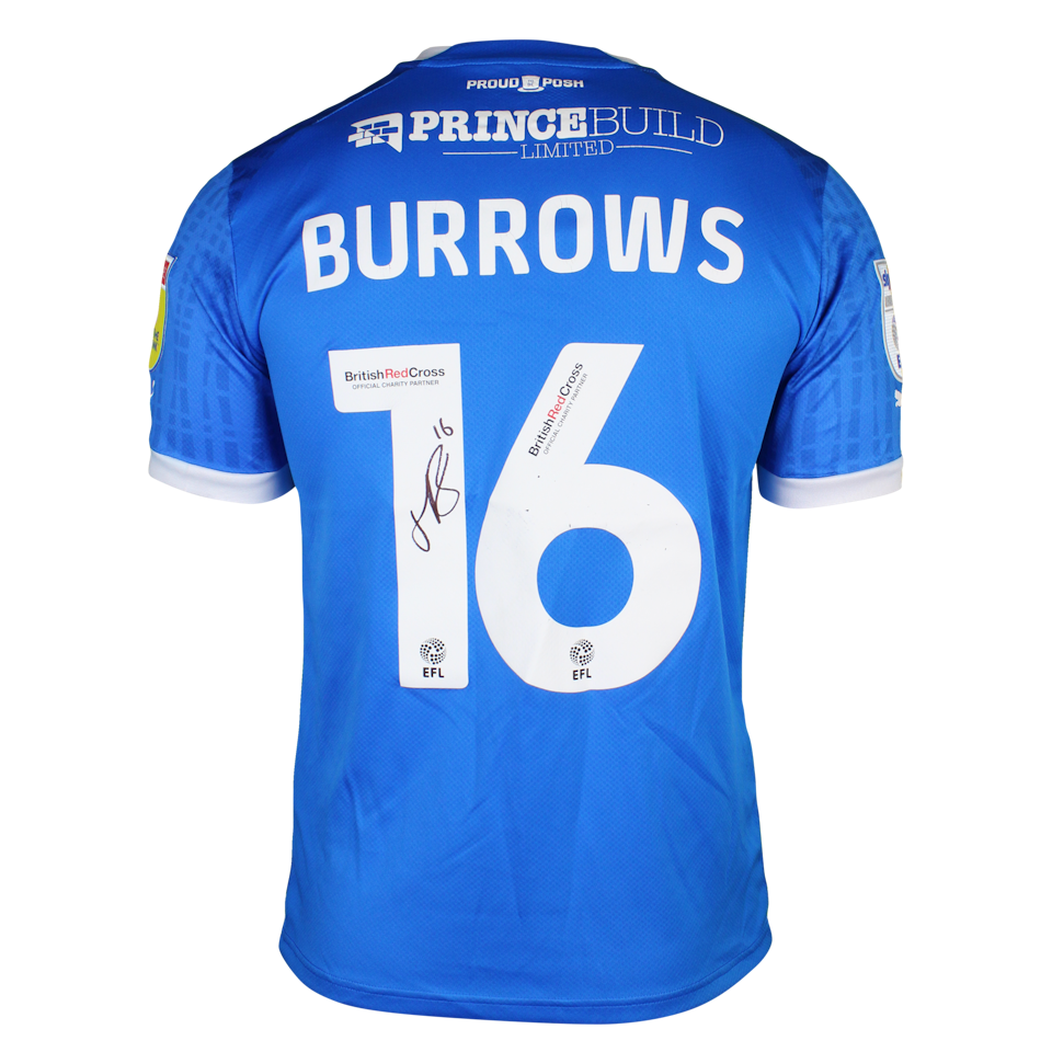 Harrison Burrows Peterborough United shirt