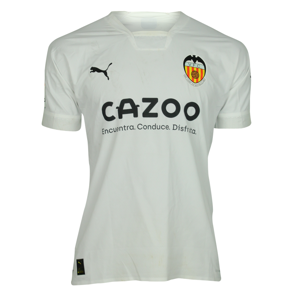 Hugo Duro Perales Valencia CF camisa.