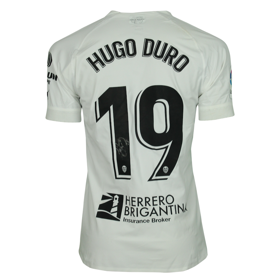 Hugo Duro Perales Valencia CF camisa.