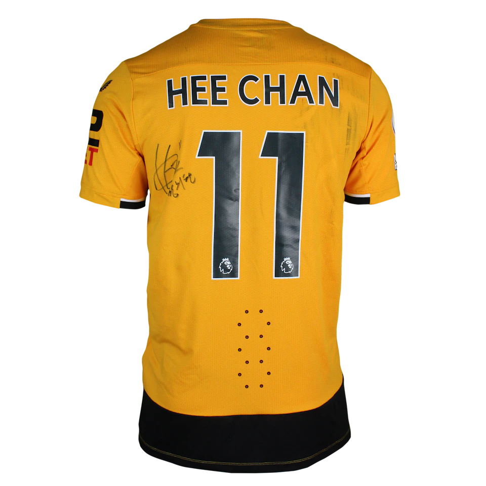 来自Wolverhampton Wanderers的Hee-chan Hwang 황희찬球衣