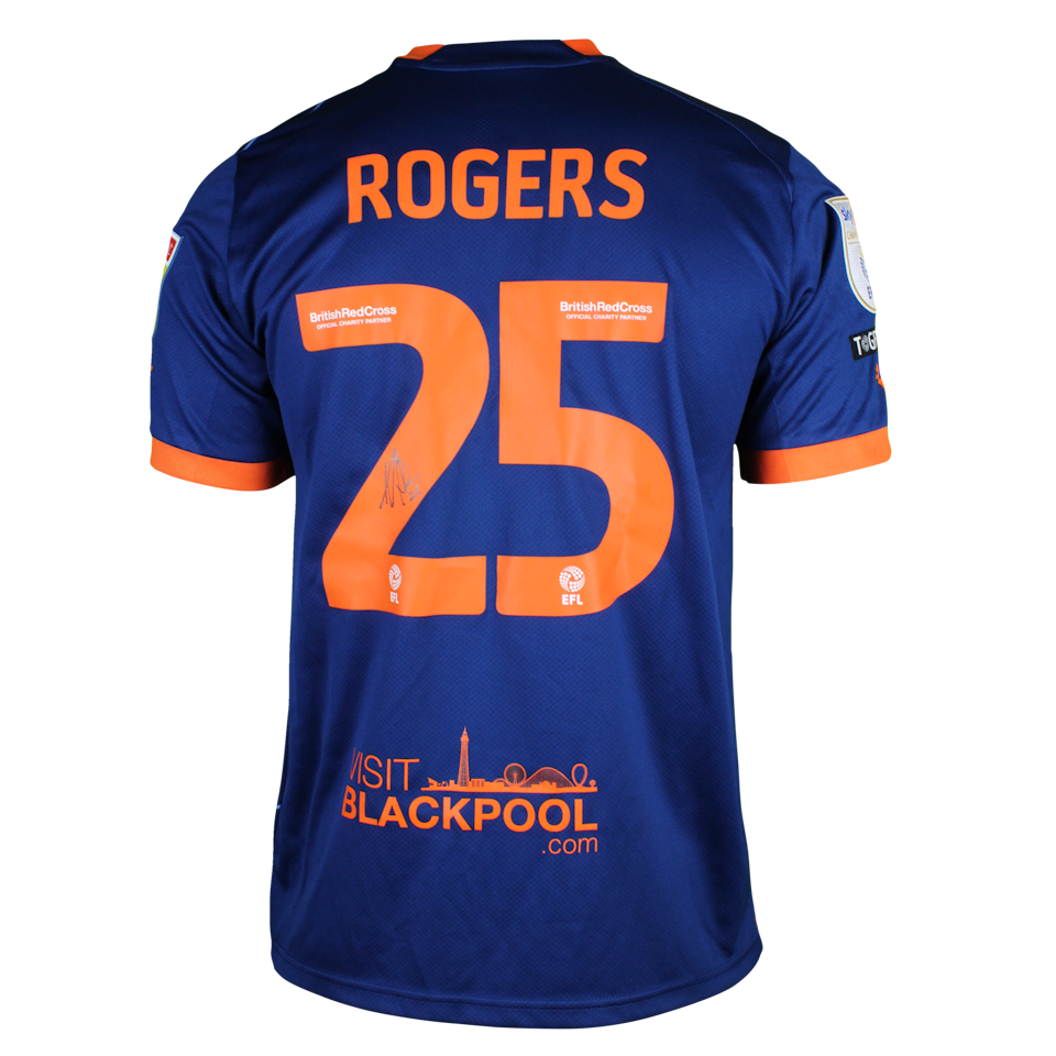 Morgan Rogers Blackpool shirt