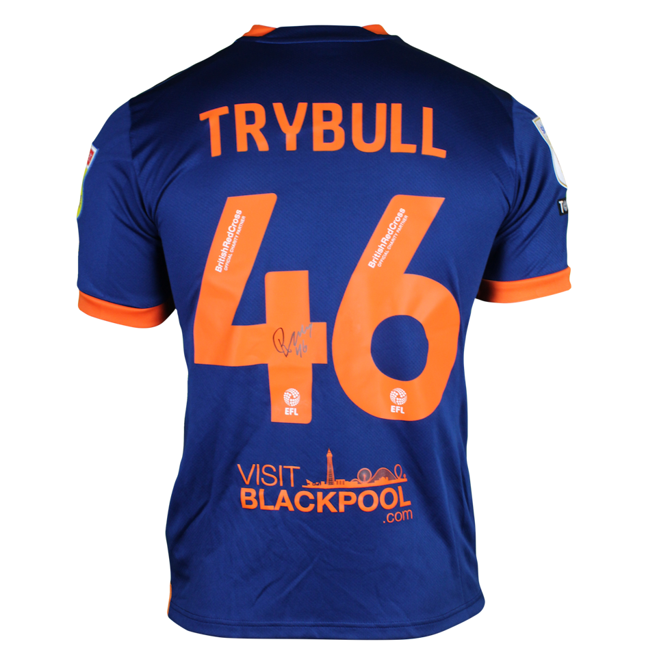 Tom Trybull Blackpool shirt