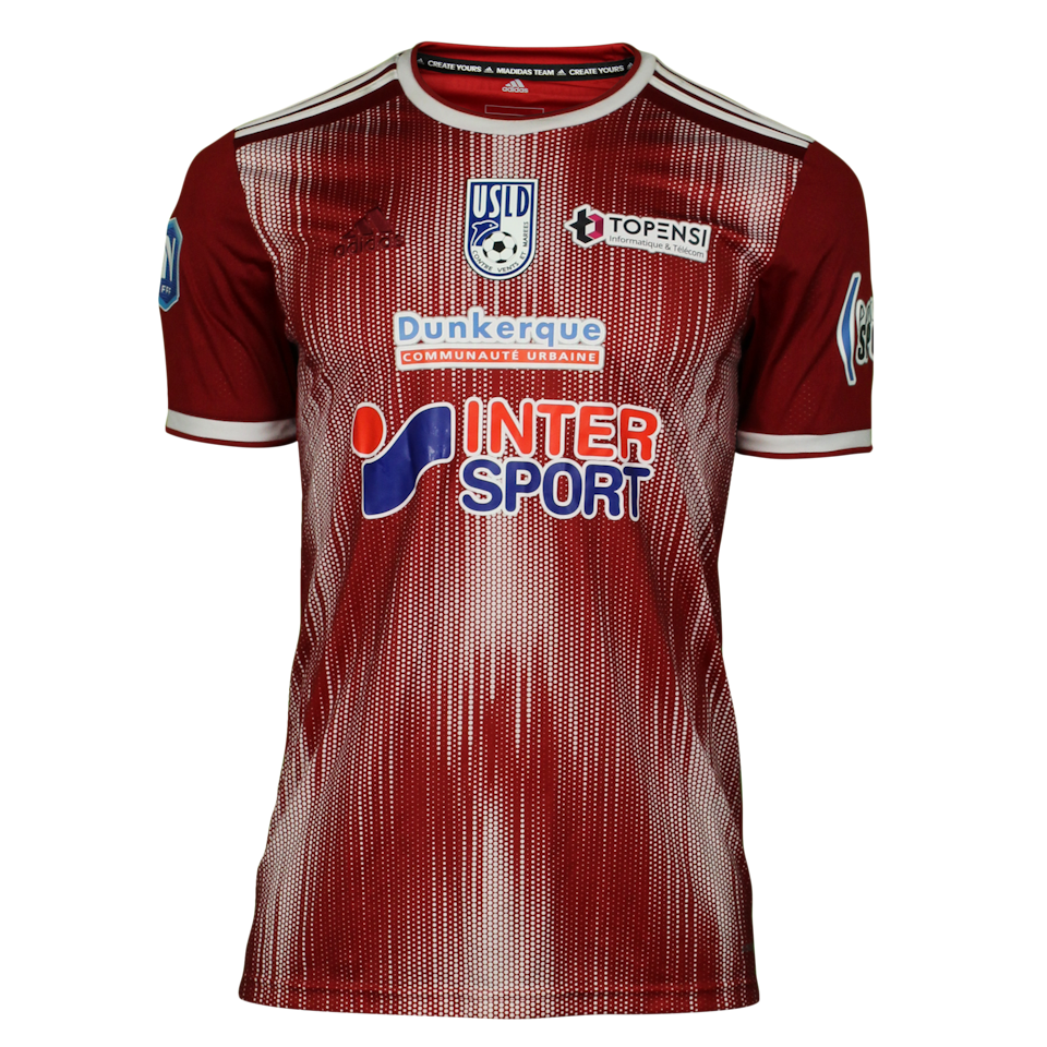 Yohan Bilingi USL Dunkerque shirt