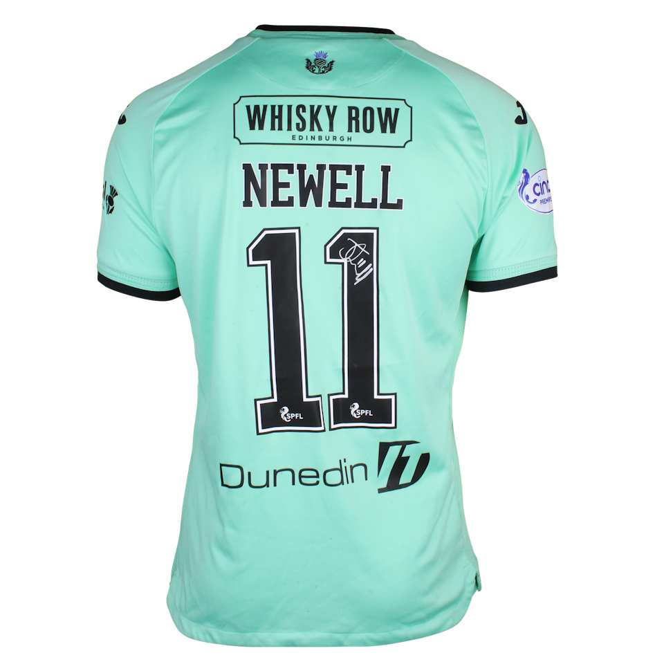 Joe Newell Hibernian shirt