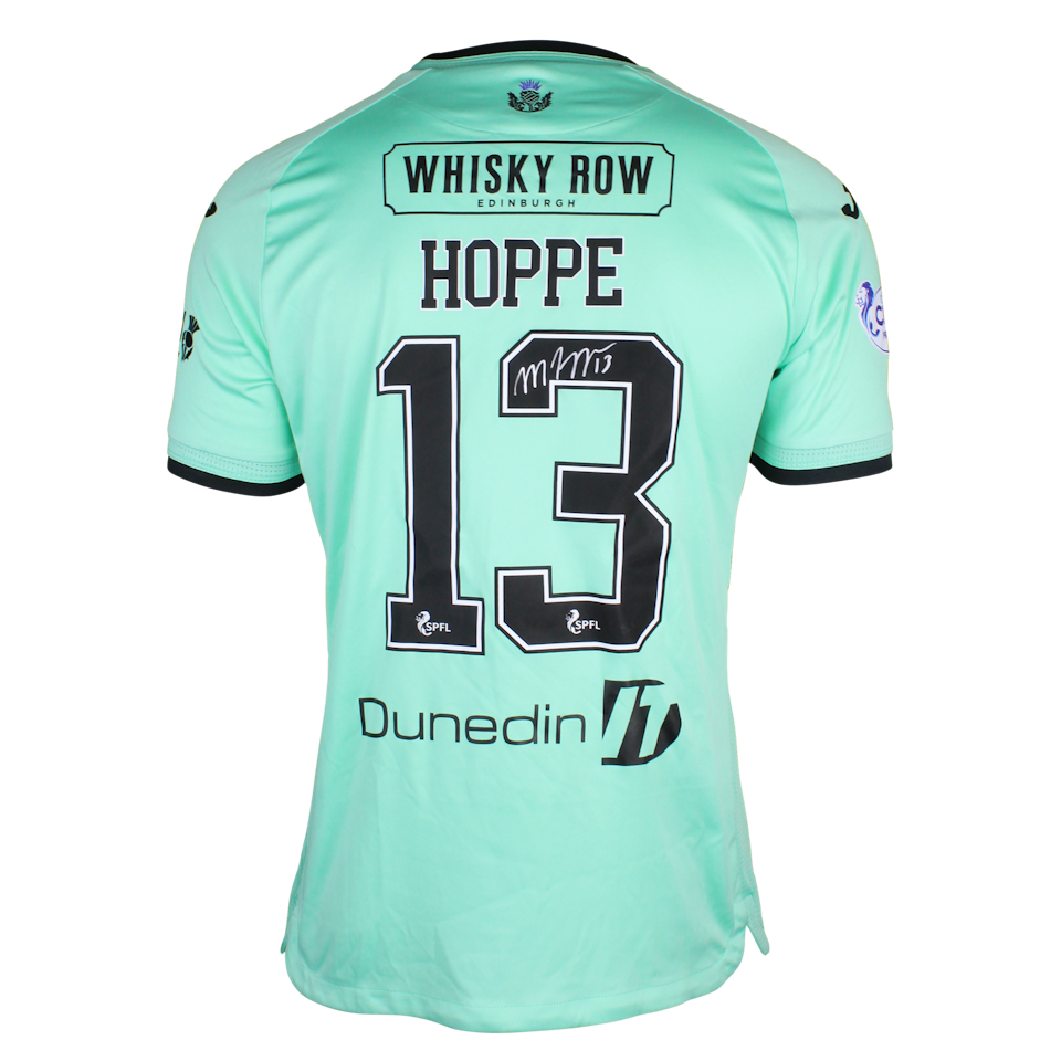 来自Hibernian的Matthew Hoppe球衣