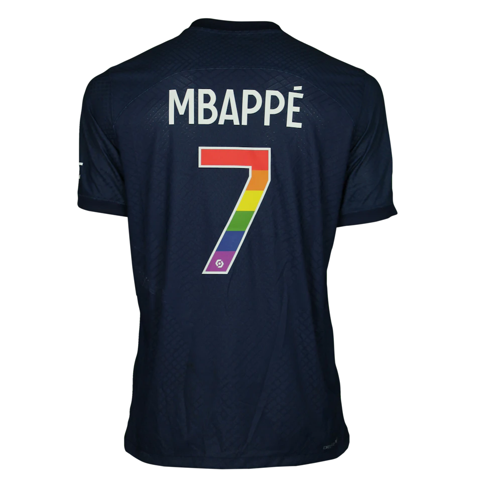 Kylian Mbappé Paris Saint-Germain shirt