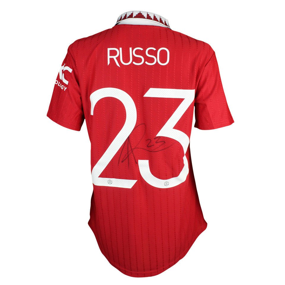 Manchester United WFC 팀의 Alessia Russo 셔츠