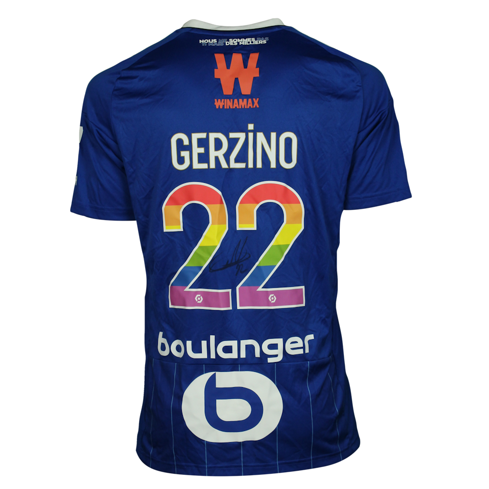 Gerzino Nyamsi RC Strasbourg Alsace shirt