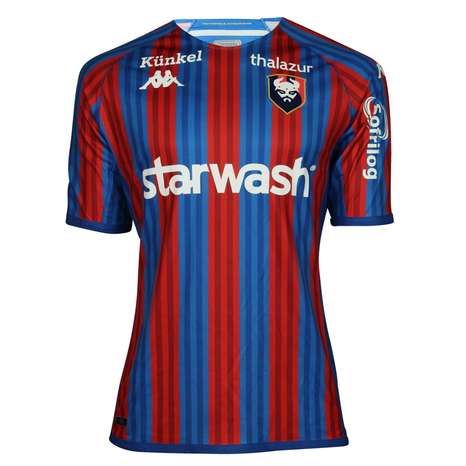 来自Stade Malherbe Caen的Hiang'a Mbock球衣