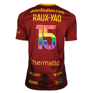 Maillot de Serge Philippe Raux Yao (Rodez Aveyron Football)